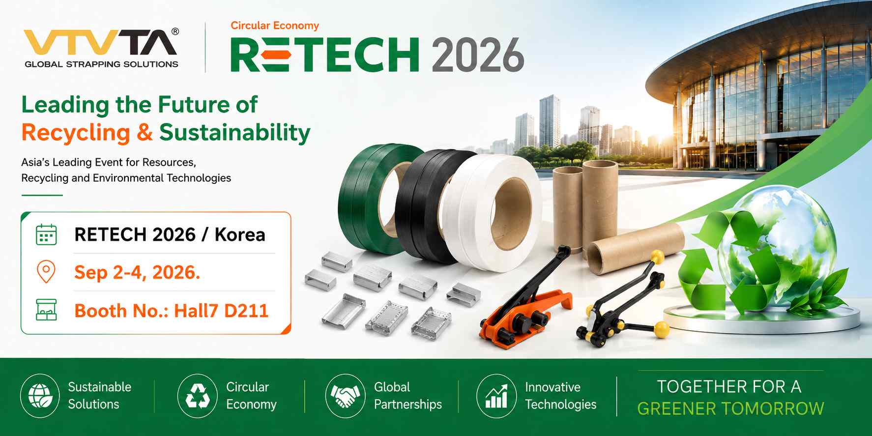 Meet Us at RETECH 2026 Korea – Sustainable Packaging & Recycling Solutions
